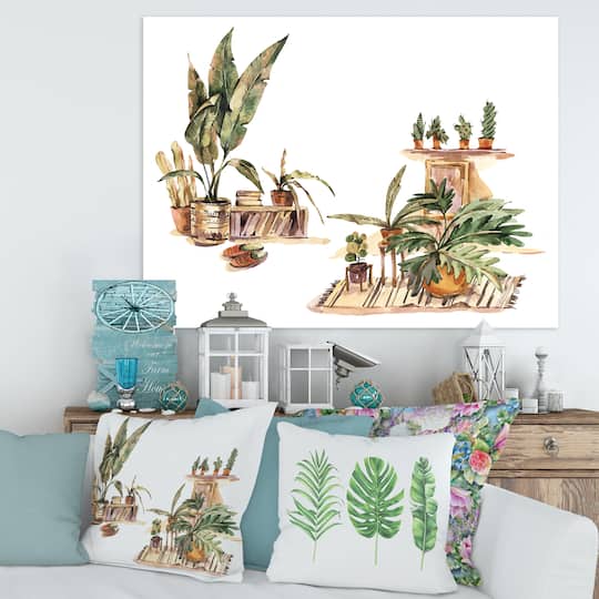 Designart - Indoor House Plants Urban Jungle III